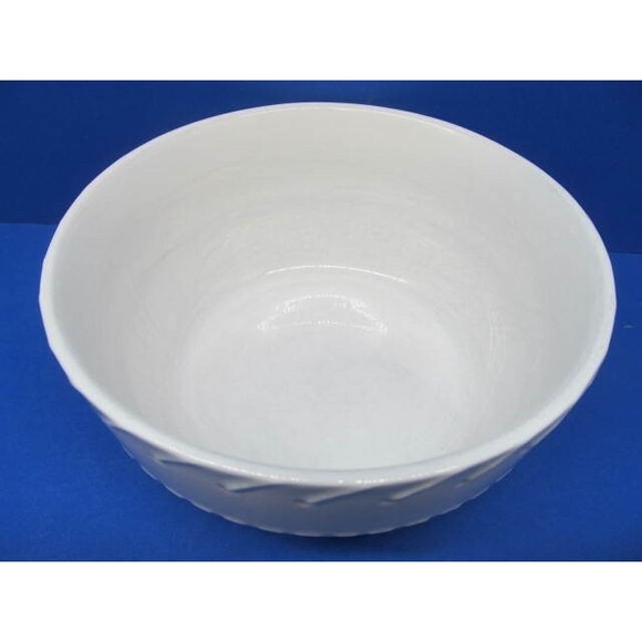 Lauren Ralph Lauren Whipstitch Cream All White 6" Cereal Bowl - Picture 3 of 8